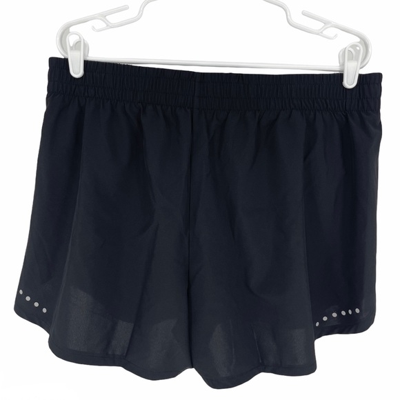 COPY - ASICS NWT WOVEN BLACK ATHLETIC SHORTS LINER XL - Picture 2 of 6